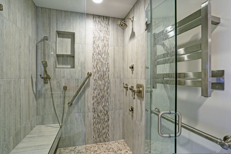Walk-in Shower with Open Layout